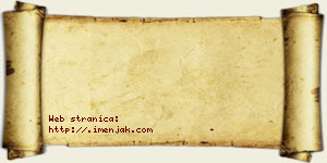 Jasna Sibinović vizit kartica